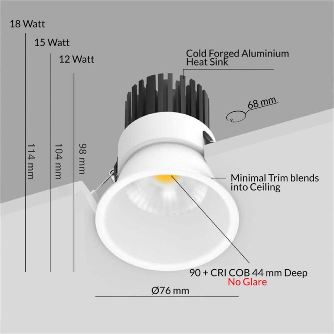 Buy Deep Recessed Light 15W
